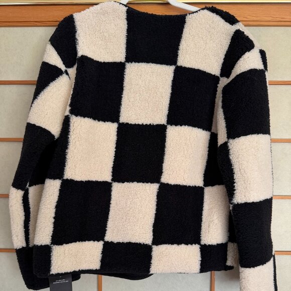 Storets Checkerboard Fleece Jacket - Picture 3 of 5